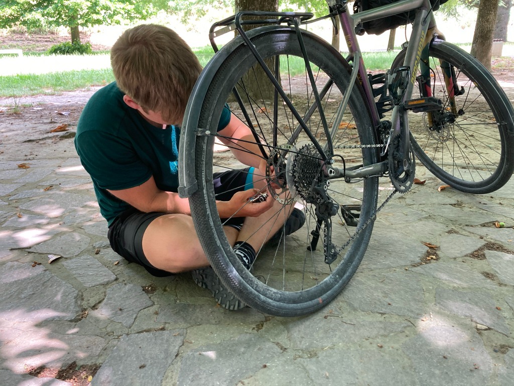 Fahrrad-Reparatur